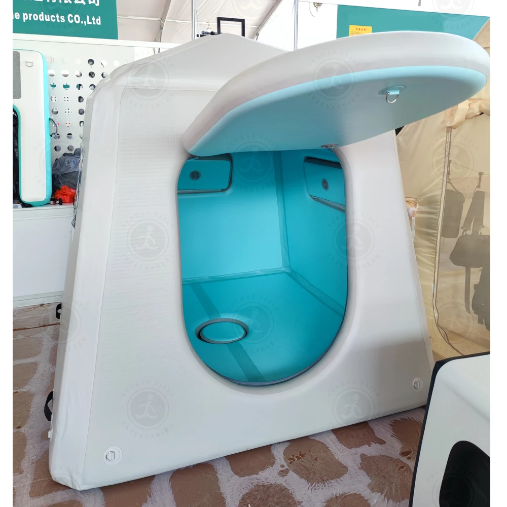 مخصص نفخ قطرة غرزة Igloo خيمة صيد الجليد البارد للبيع