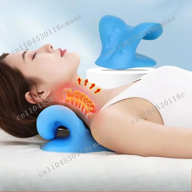 Cervical Pillow Curvature Straightening Fugui Bag Neck Forward Tilt Correction Shiatsu Massager Traction C Type Cervical Pillow