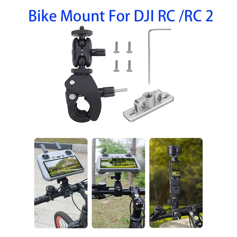 

Велосипедный зажим для DJI Mini 3 4 5 Pro/Air 3S, держатель кронштейна, фиксирующий зажим, зажим для DJI RC/RC 2, аксессуары для пульта дистанционного управления