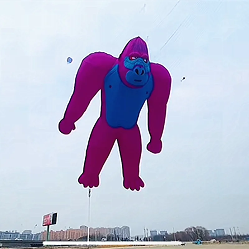 7 m Gorilla-Drachen-Linie, Wäsche, weicher aufblasbarer Anhänger, Show-Drachen, Outdoor-Spielzeug, Oktopus-Drachen, weicher Drachen, Volantinen o Cometas Trompot
