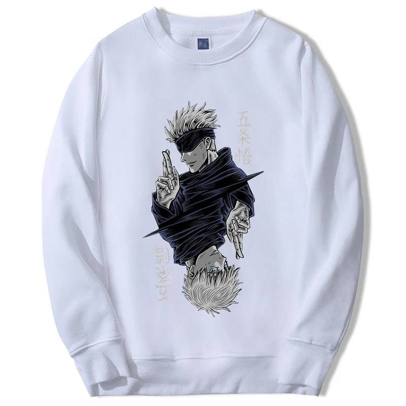 Jujutsu Kaisen Sweatshirts Anime Gojo Satoru Anime Men Women Graphic Hoodie Pullovers 2024 New Fashion Oversize Sudaderas Hombre