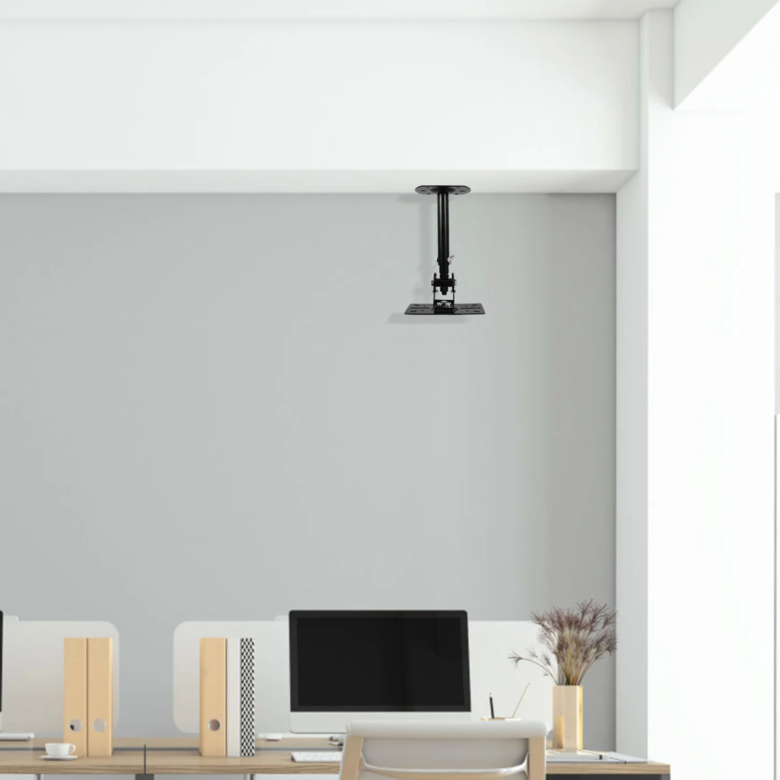 دعامة تثبيت مكبر الصوت شديدة التحمل قابلة للتعديل على الحائط والسقف لنظام الصوت المستقر المضاد للاهتزاز #4