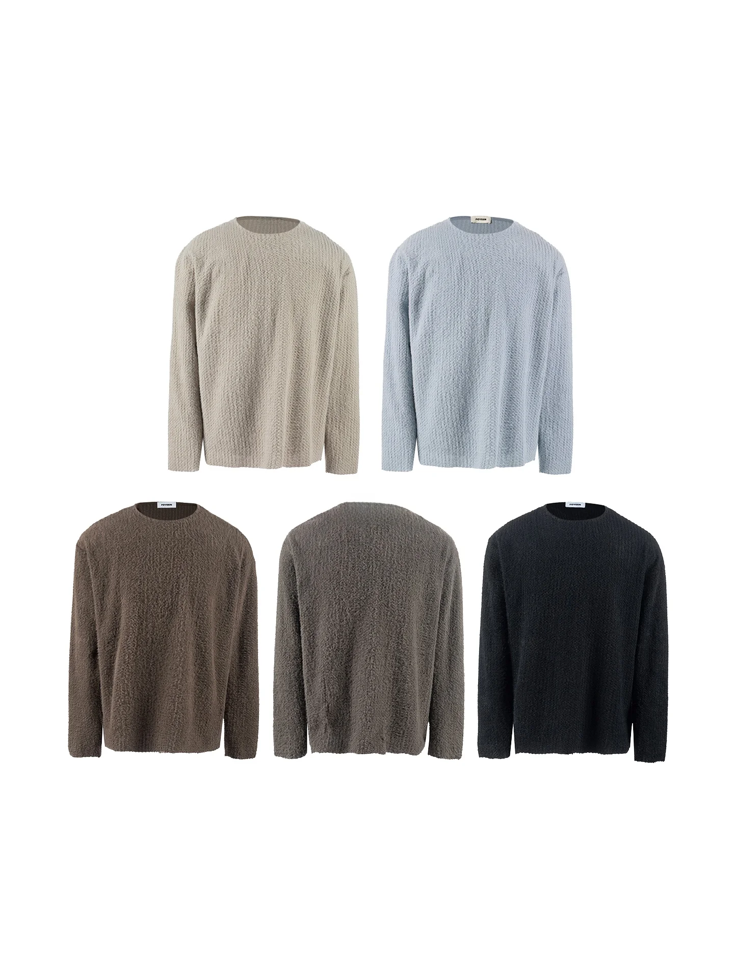 

FOYEEN Lazy Soft Long Sve Футболка Outdoor Qui Dry Полиэфирное волокно Casual Sle Youth Alliance Spring Autumn Season Pure C...