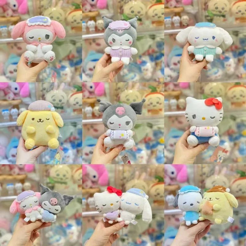 

Оригинальная японская одежда для сна Sanrio CRUX, серия Sweet Dream, кукла Melody Kuromi Cinnamoroll, кулон, аниме, плюшевые игрушки для девочки, подарок