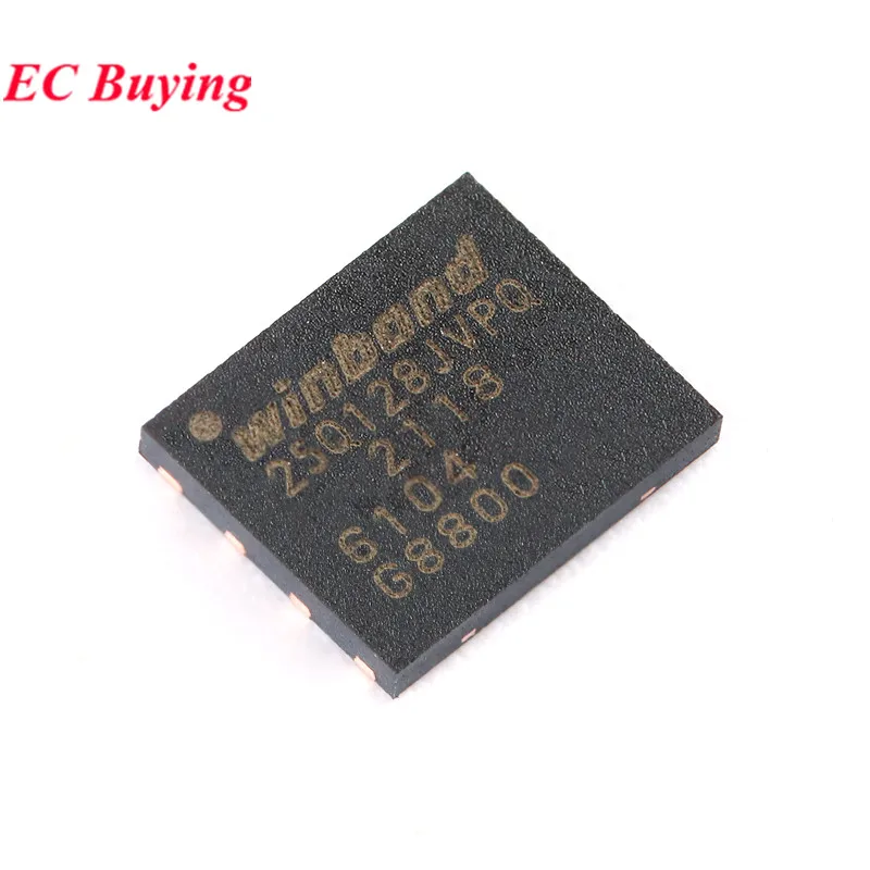 20Pcs/1pc W25Q128JVPIQ 25Q128JVPQ W25Q128JV 25Q128JVPIQ W25Q128JVPQ WSON-8 3V 128M-bit Serial Flash Memory Chip IC