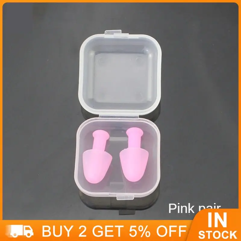 4.5g Anti Noise Earplugs Comfortable To Wear Earplug Sleep Noise Reduction Solid Color Earplug Accurate Isolation Silicone