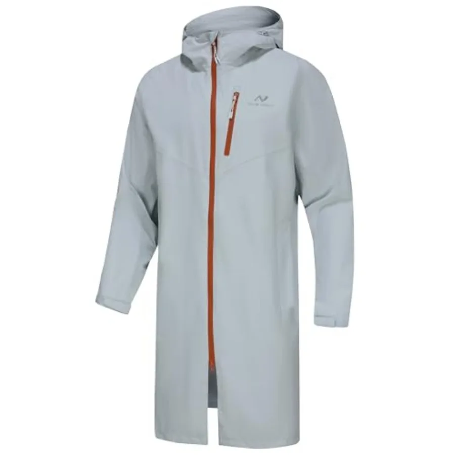 Chaqueta Impermeable NORDIC OUTLAND para Hombre, Impermeable y Transpirable con Capucha y Forro de Malla, Cortavientos para Actividades al Aire Libre