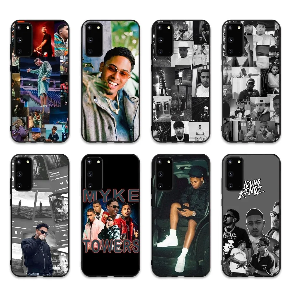 Rapper M-Myke T-Towers Phone Case Silicone PC+TPU For Samsung S10 20 30 22 23 24 Plus Lite Ultra Cover