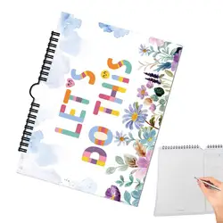 Undated Monthly Planner Inspirational Self-Filling To Do Planner 12 Months Distance Learning Family Organizer Self-Filling To Do