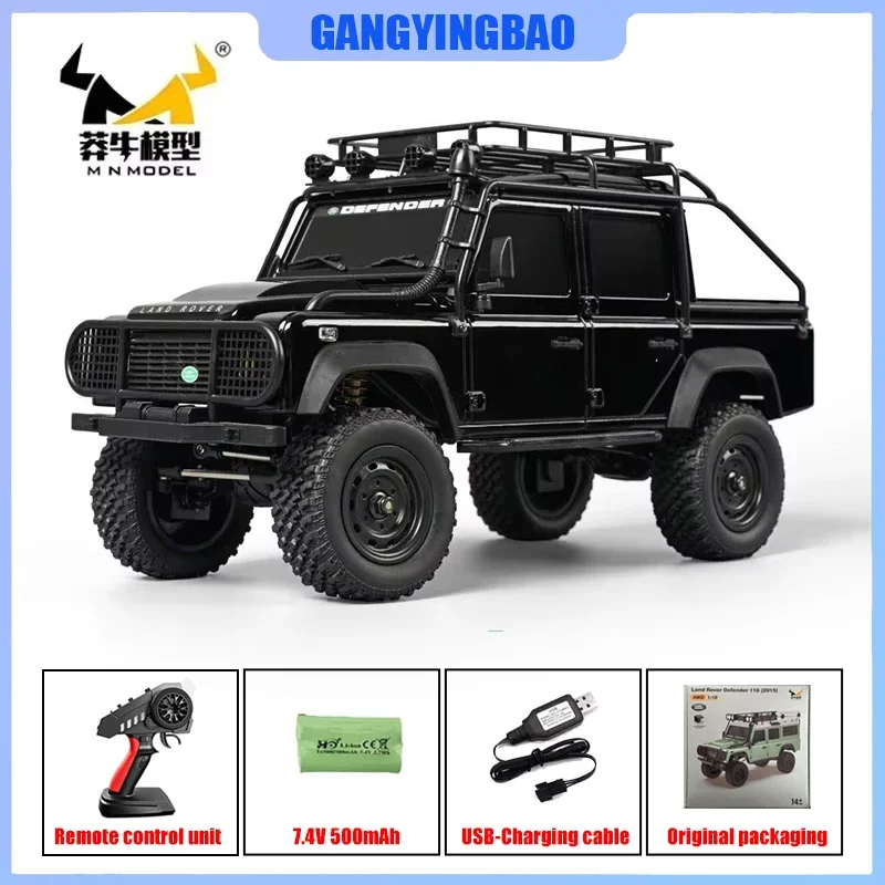 MN Model 1:18 Creeper MN111RC Assembly Kit, professional off-road vehicle 4WD, LED lights, metal housing, toy car RC