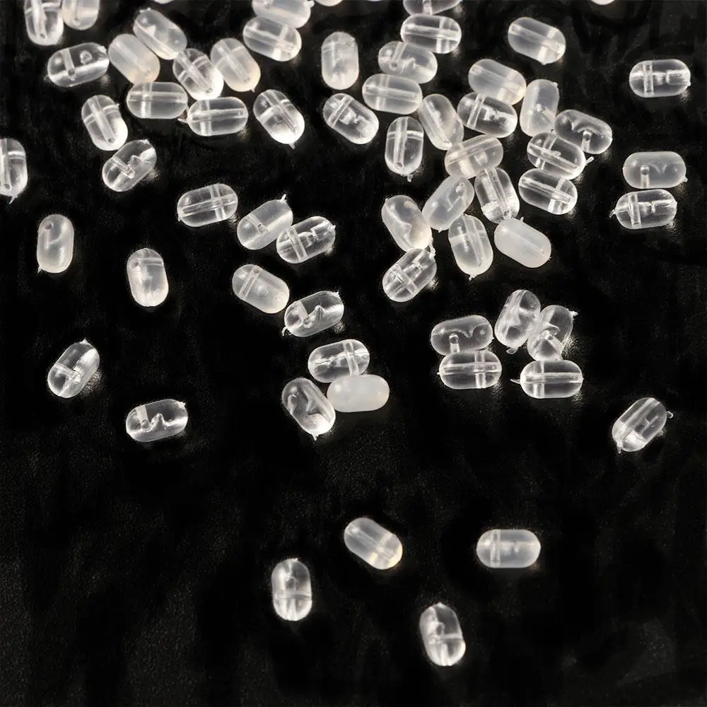 

Lure Transparent Fishing Float Fishing Bait Double Pearl Clear Beads Fishing Beads Double Cross Hole Beads Fishing Cross Beads