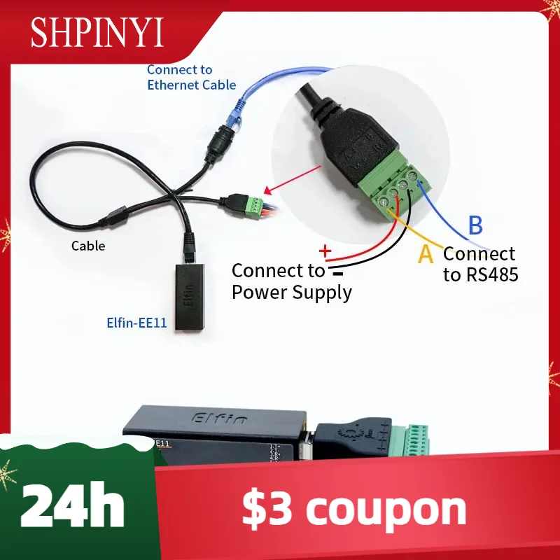 Conectando o Mundo Industrial: Uma Análise Profunda do Módulo RS485 para Ethernet ElfinEE11