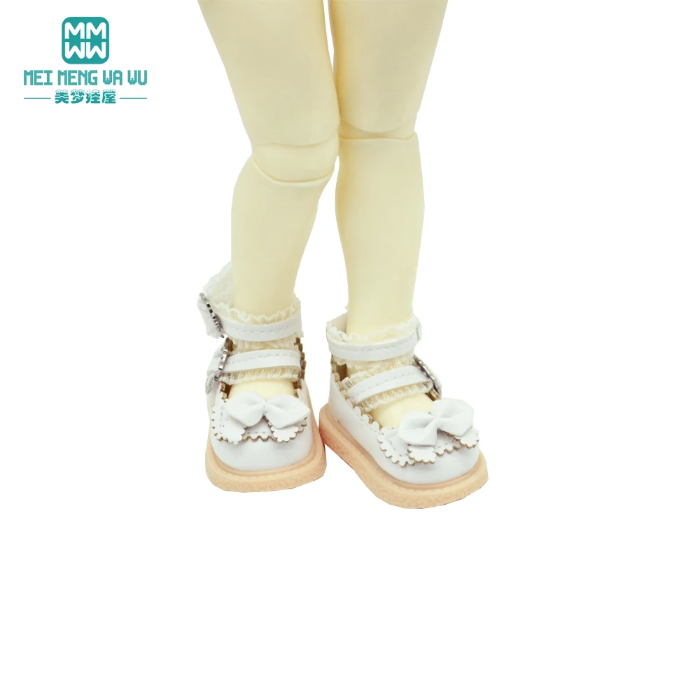 Mini doll Shoes 1/6 BJD YOSD EXO doll FASHION SNOW BOOTS MARTIN BOOTS LEATHER SHOES KIDS HOLIDAY GIFT ACCESSORIES