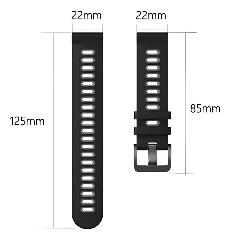 Силиконовый чехол + ремешок для часов Garmin Forerunner 965, защитный чехол от царапин, ремешок для часов на запястье для Garmin 965, мягкий чехол