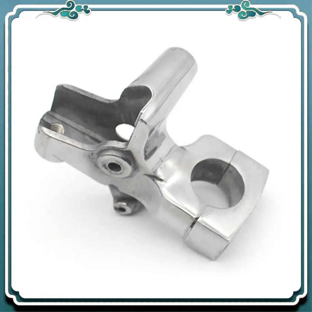 ABTU-Motorcycle 25Mm Mirror Base Mount Scooter Clutch Perch Holder For Honda Shadow 400 750 Steed 400 600