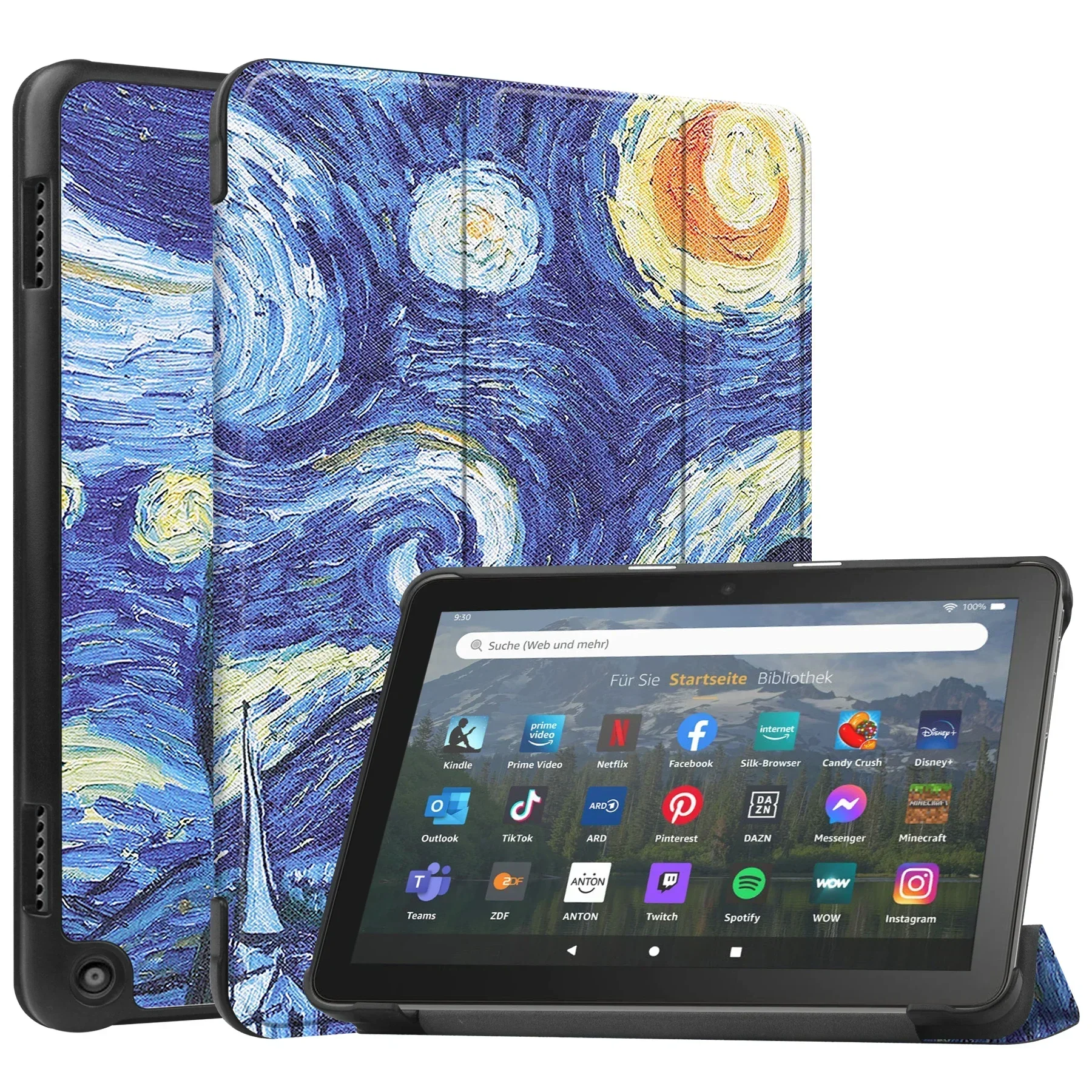 Case For Amazon Fire HD 10 2023 Fire Max 11 Fire HD8 Plus 2022 with Shockproof Auto Sleep/Wake Function Tablet Cover Protector