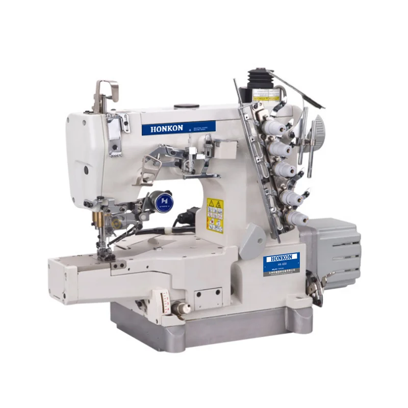 HONKON Hot Sale HK-600-01CB/UT Direct Drive High Speed Cylinder-bed Interlock Sewing Machine with the Function of Auto Trimmer