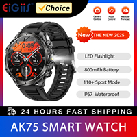 EIGIIS 2025 New Military Smart Watch for Men1.85’’ Smartwatch Heart Rate SpO2 Sleep Monitor Compatible with iPhone and Android
