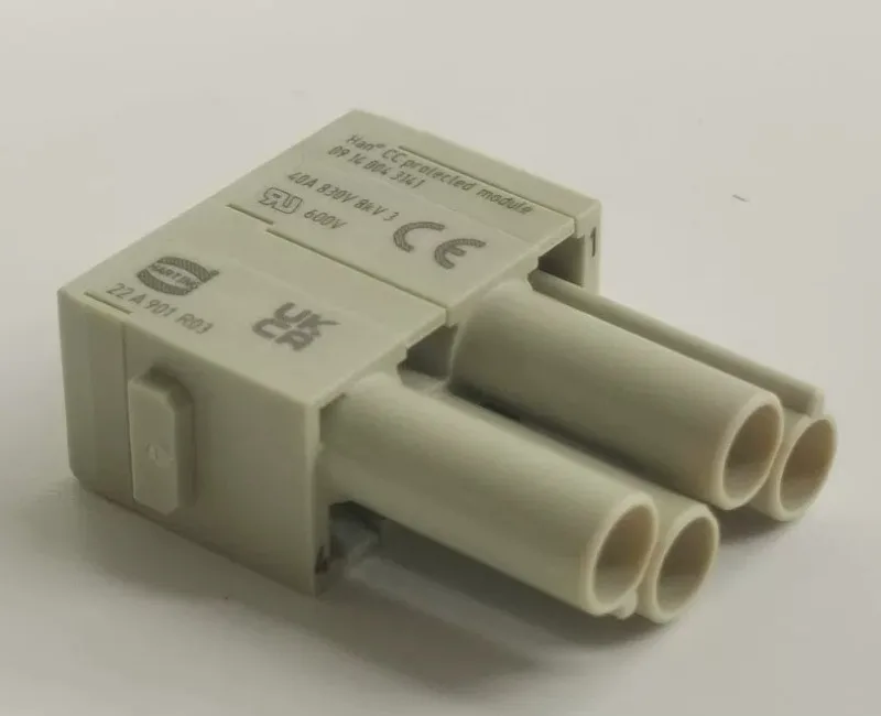 2pcs 09140043141 HARTING connector HanCC female core plug 4-pin crimp pin wiring