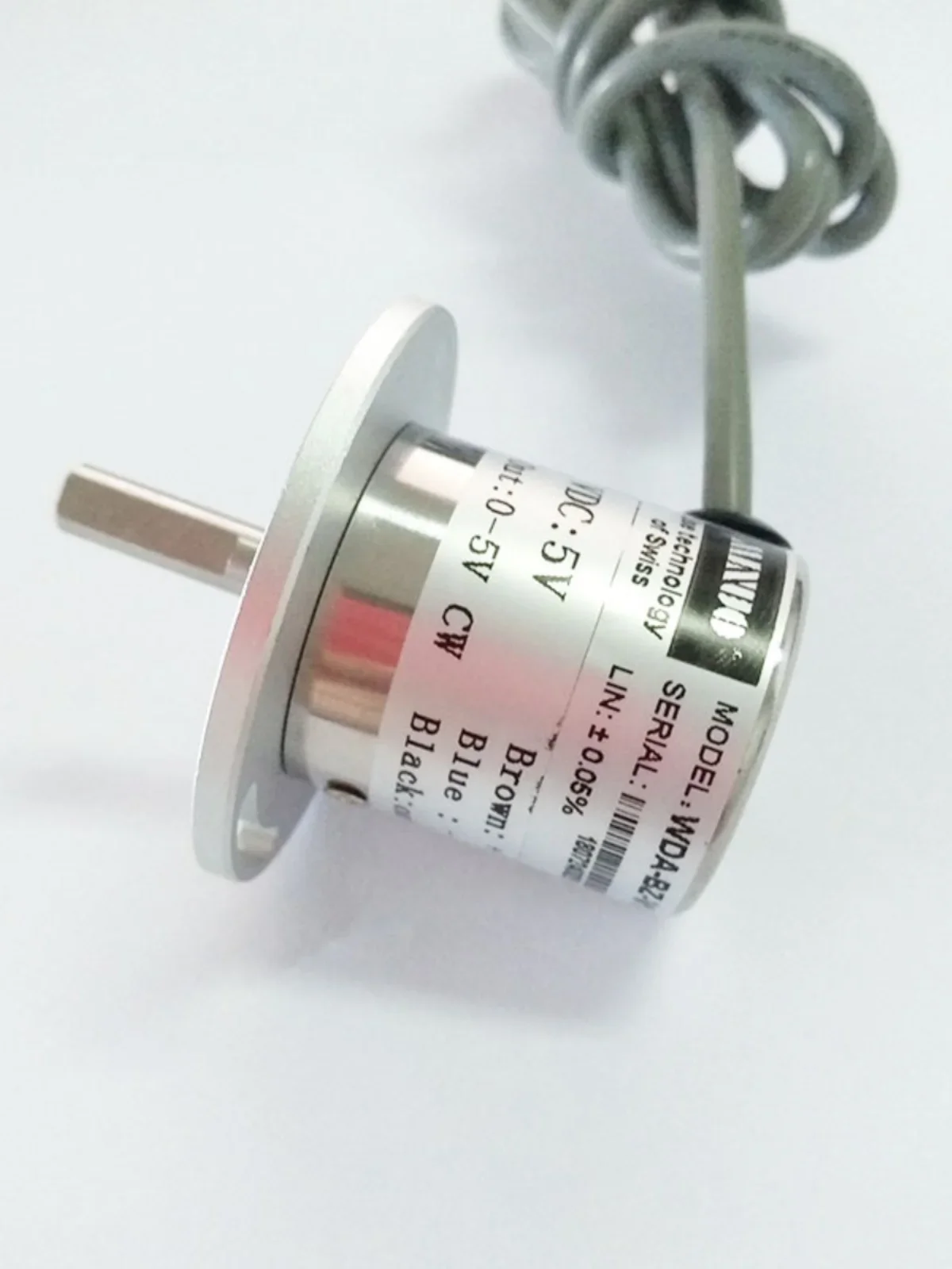 WDA-360-BZ Hall Principle High Precision Touchpoint-free Potentiometer Non-contact Rotation Angle Displacement Sensor