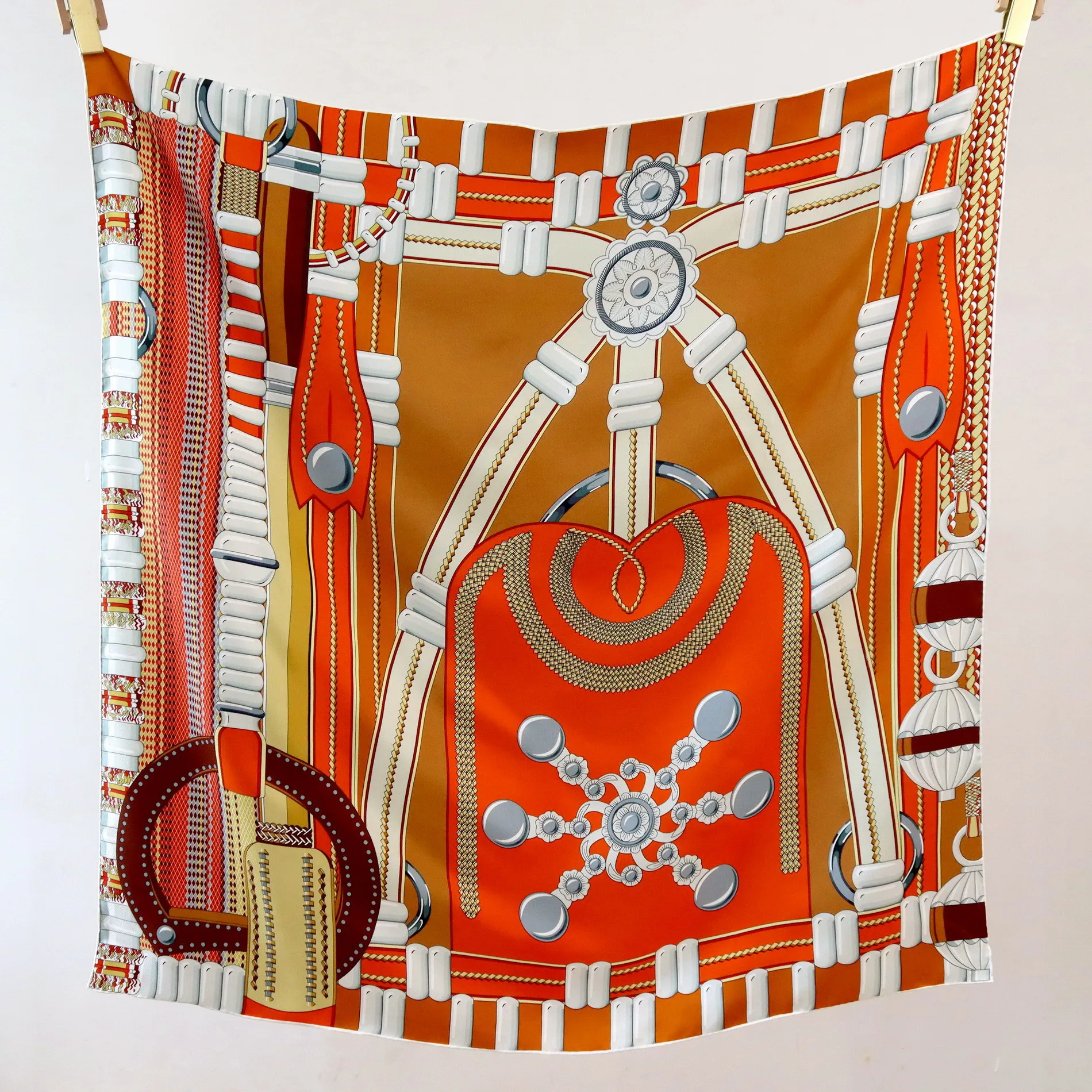 

Высококачественный элегантный женский изысканный серебряный принт с цветами, качественный саржевый шелк 14 мм, скрученный вручную край, большой квадратный шарф-шаль.