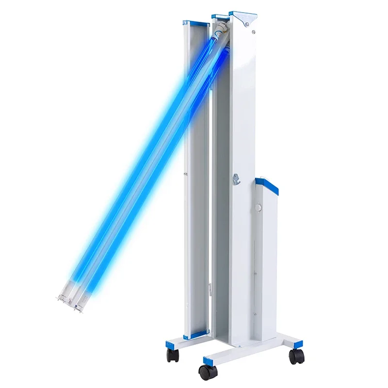 THR-ZW003 Medical UV lamp mobile trolley with infrared sensor ultraviolet sterilization lamp