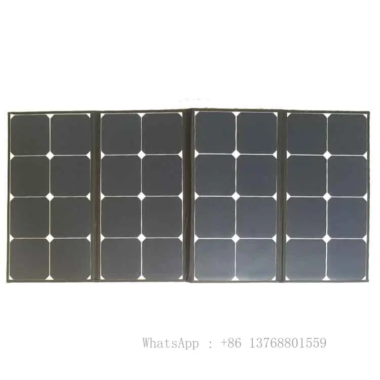 Sunpower And Folding 32cells 110w 110 Watt Portable Solar Panels For Outdoor Charging