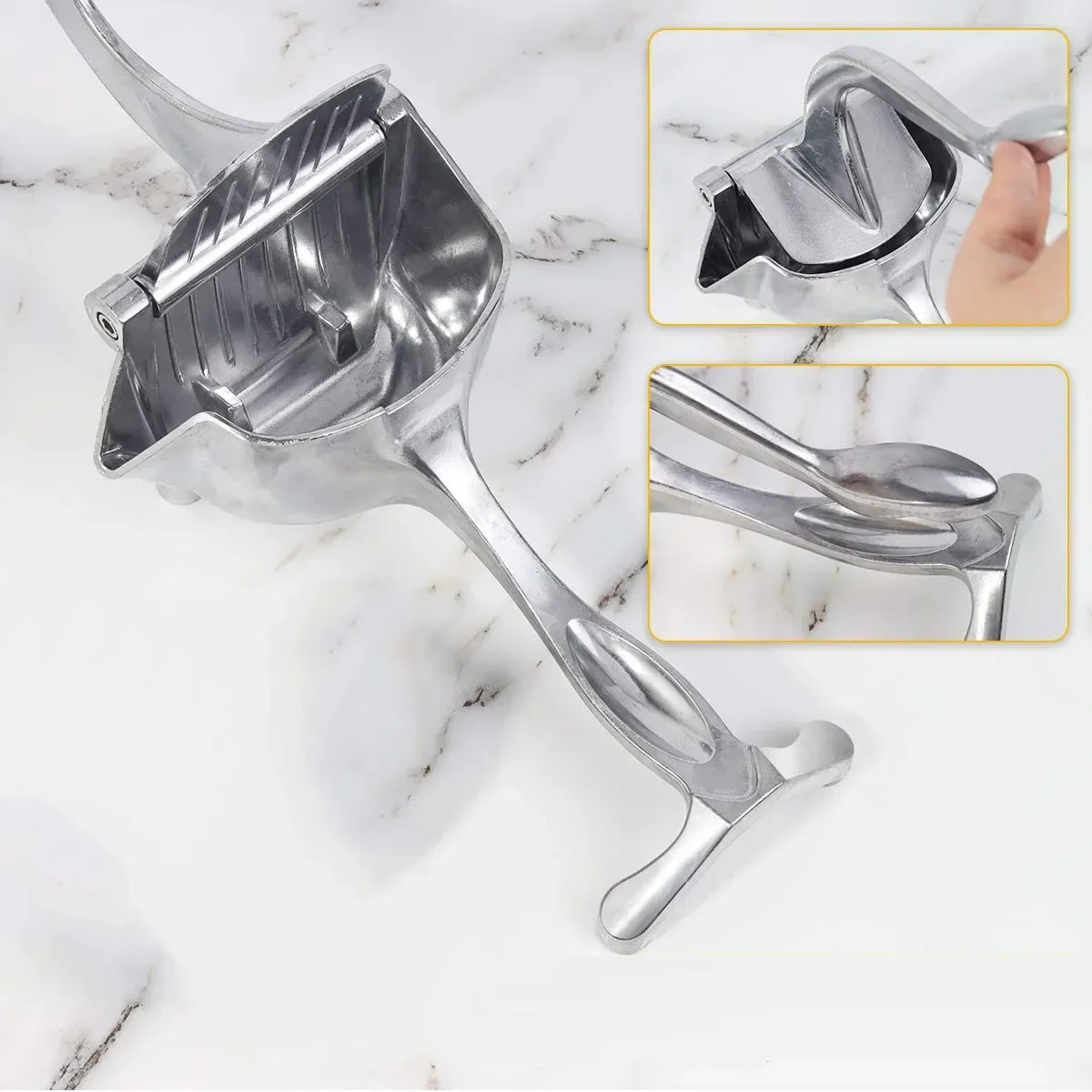 Lemon Squeezer Aluminum Alloy Lemon Juicer Manual Juicer Heavy-duty Hand Pressed Fruit Juicer