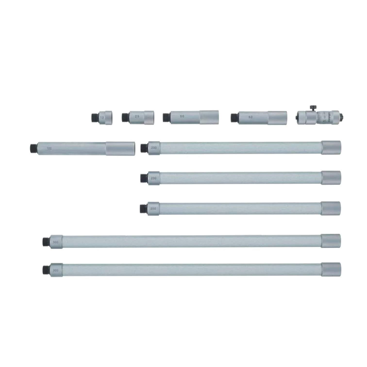 Fit for Mitutoyo 137-205 Measuring range 50-1500mm Indexing value 0.01mm Tubular inner diameter micrometer