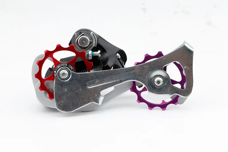 MEROCA 2 stücke MTB Rennrad Schaltwerk Pulley Set Fahrrad Jockey Guide Rad Unterstützung 8-11 Geschwindigkeit 11T 13T für Shimano Sram – Detail 10