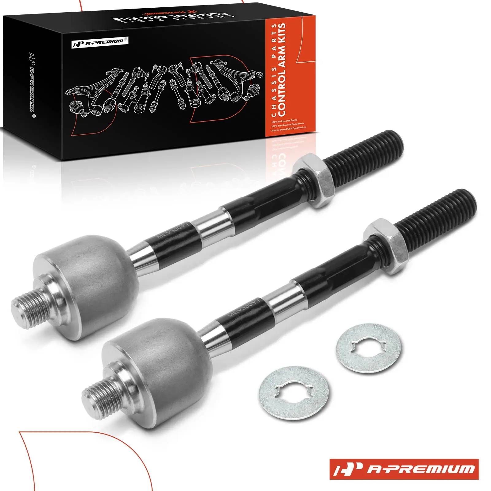 A-Premium Front Inner Steering Tie Rod Ends for Volvo C70 1998-2004 850 1993-1997 S70 V70 1998-2000
