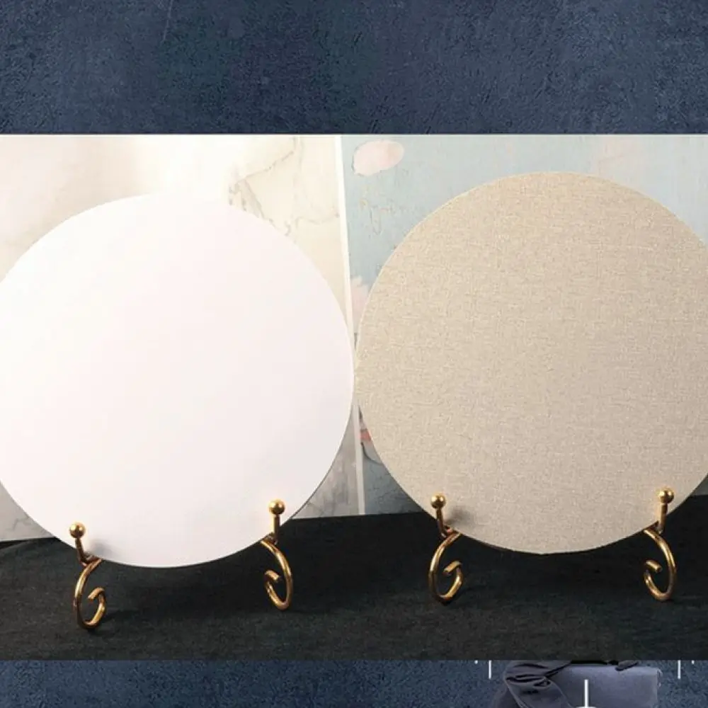 Cloisonne Enamel Art Board Waterproof Linen Material Drawing Canvas Panel For DIY Handmade Projects Decorative Base Surface