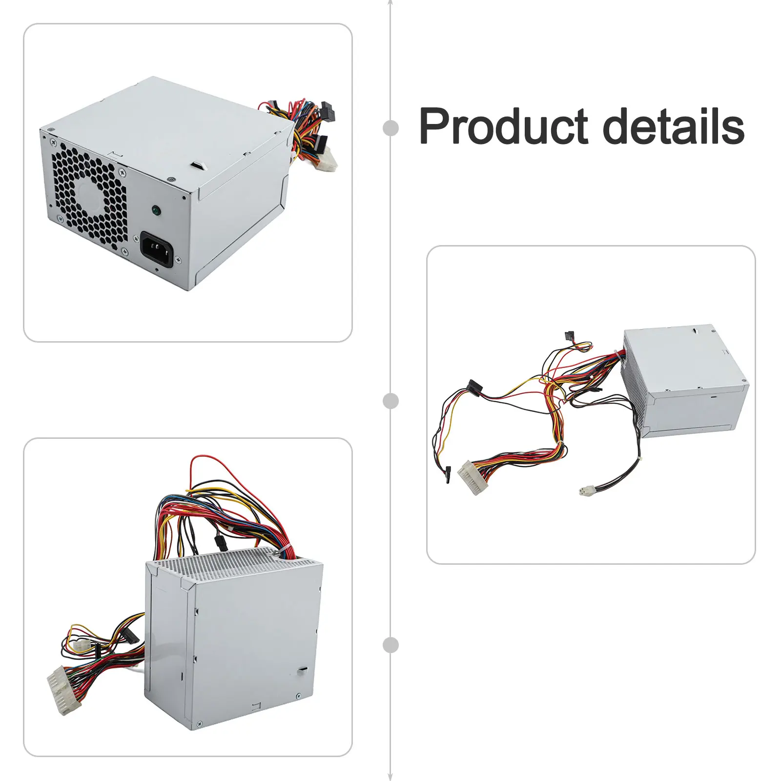 For DPS-300AB-73A 300W Power Supply For Gaming PCs Silver 25dB Low Noise 24-pin 4-pin 4SATA AC 200-240V 3A Input