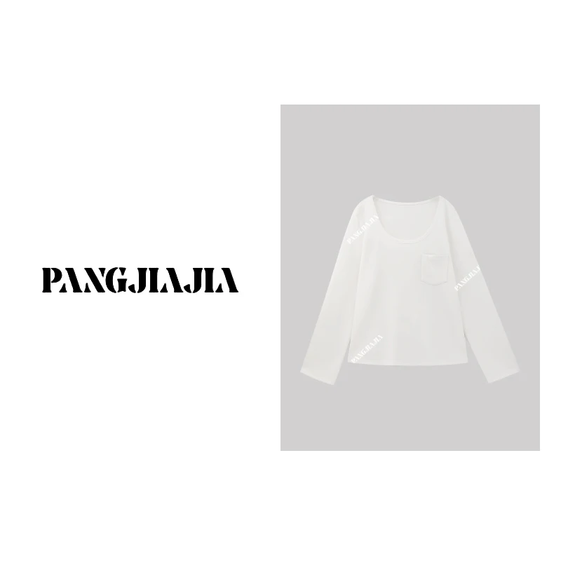 

Женская футболка Fat Beau Small с круглым вырезом, однотонная, с золотой этикеткой, свободного кроя, с длинным рукавом, из смесового хлопка и полиэстера