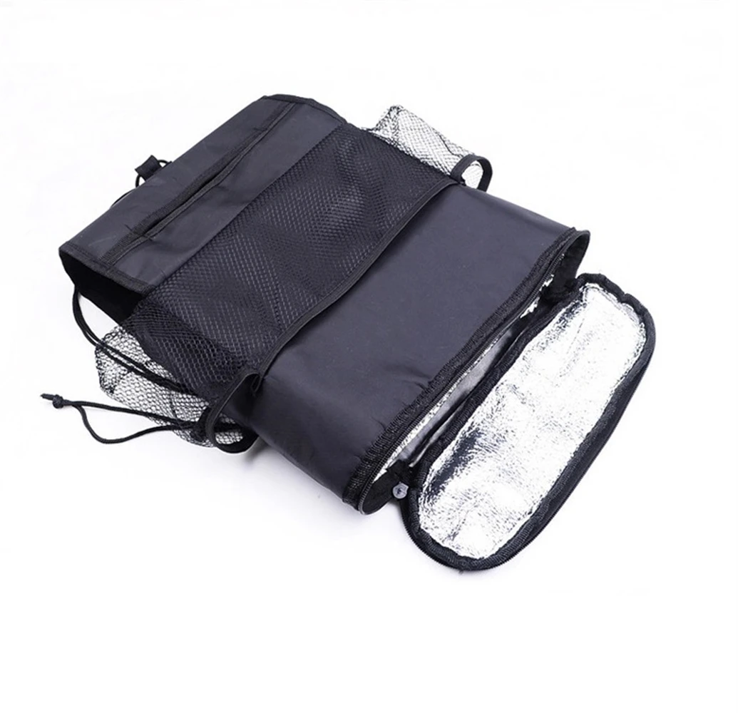 Car Auto Seat Back Bag Organizer Holder Multi-Pocket Travel Storage Hanging Bag Pocket Storage Kick Mat