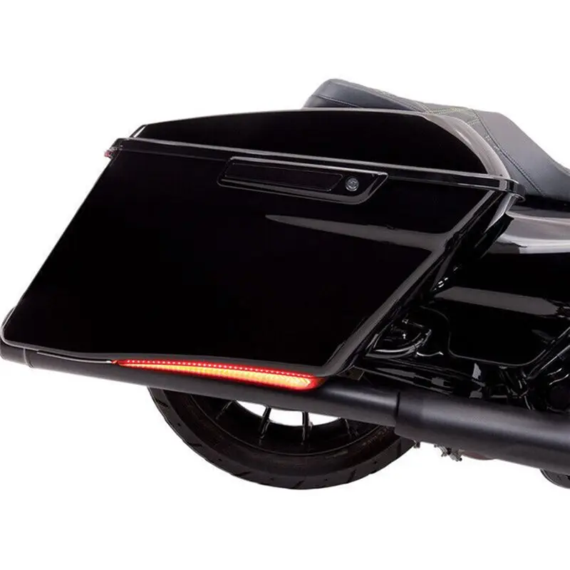 Practical 1 Pair Smoked LED Saddlebag Side Marker Light Parts Kit For Touring Street Glide 2014-2024