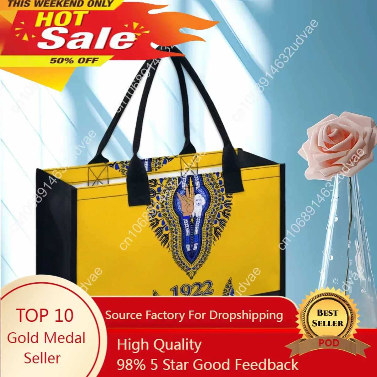 New Sigma Gamma Rho Sorority Designer Casual Tote Bags Gift Interior Zip Pocket Top Handle Vintage Elegant Street Handbags Purse