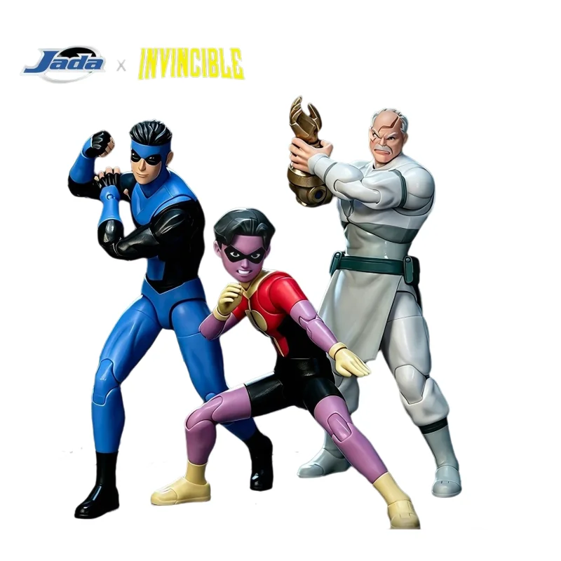 Jadatoys Figurine d'action Invincible Mark Grayson Conqueror Oliver, Modèle articulé et mobile, Jouet de collection et objet décoratif