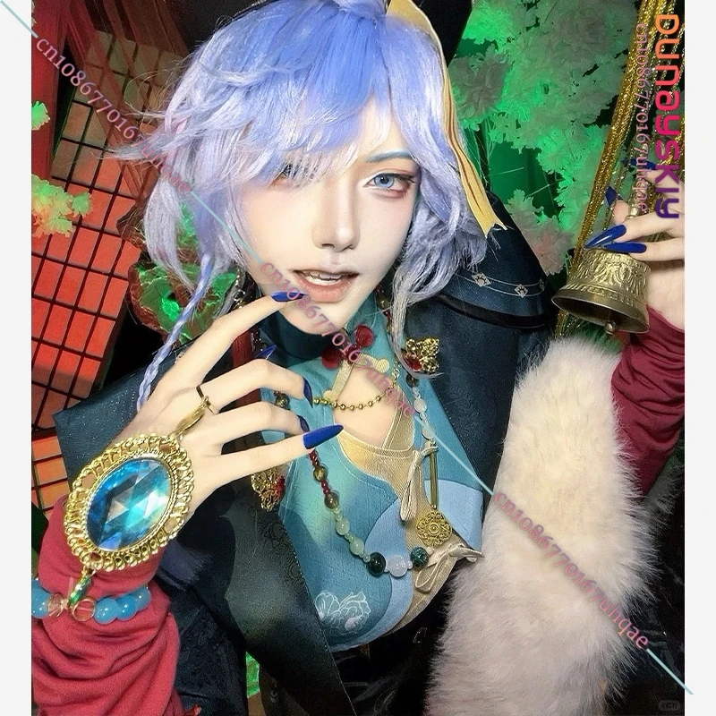 Disfraz Completo de Edmond de CR7.27*Nu Carnival, Traje de Personaje de Videojuego para Halloween, Fiesta Temática Gótica