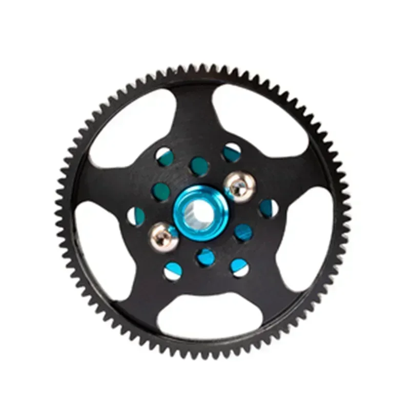 Caja de cambios de transmisión, montaje de engranaje recto y acero reforzado, diente grande 83T para coche trepador de control remoto Tamiya CC02, juguete de Radio Control, 1/10