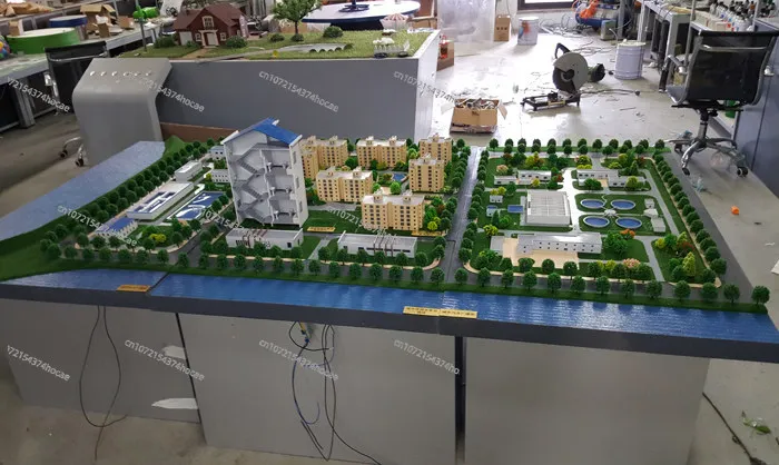 Durable Detailed Construction Demo Model, Pipe Jacking & Shield Machine for Drainage Teaching