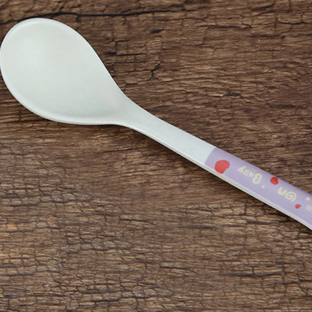 

4Pcs Spoons Soft Silicone Head Baby Food Spoon for Weaning Toddler Tableware Set