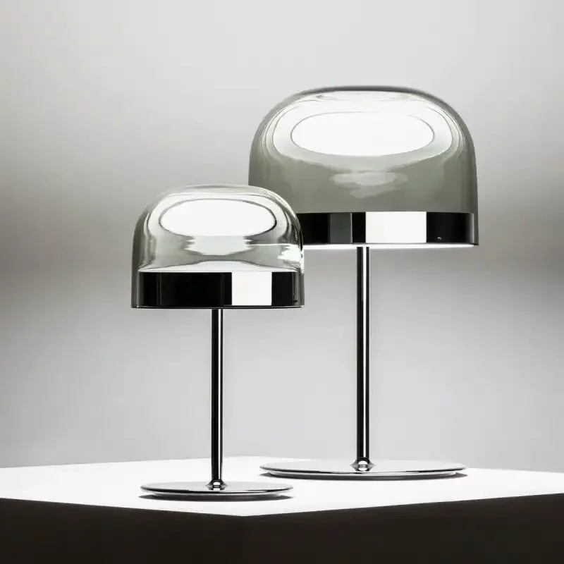 

Mid century table lamp glass desk light Designer Studio Living room Kitchen table lamps Decor Bed Side Standing lights
