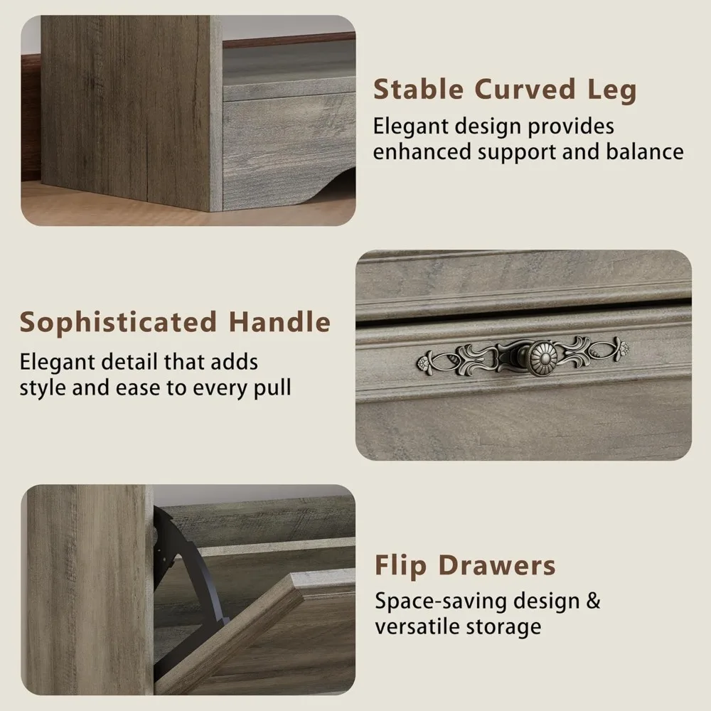 خزانة تخزين الأحذية الخشبية القابلة للتعديل للمساحات الصغيرة - رف منظم للمدخل النحيف وحل الخزانة #6