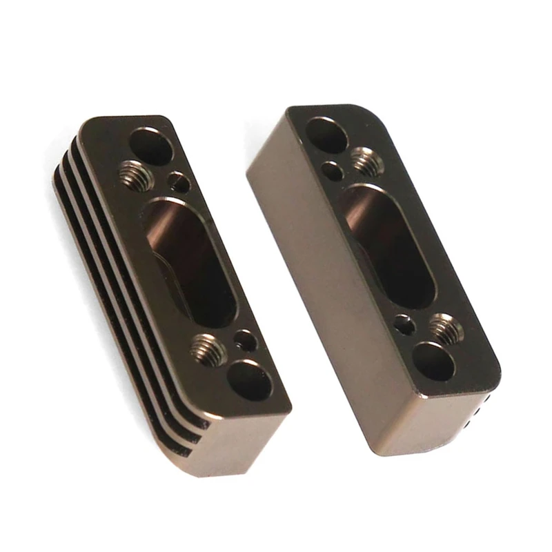 Base de montaje de motor de Metal para Kyosho MP9 MP10 1/8 RC, piezas de mejora de coche, accesorios, 2 uds.