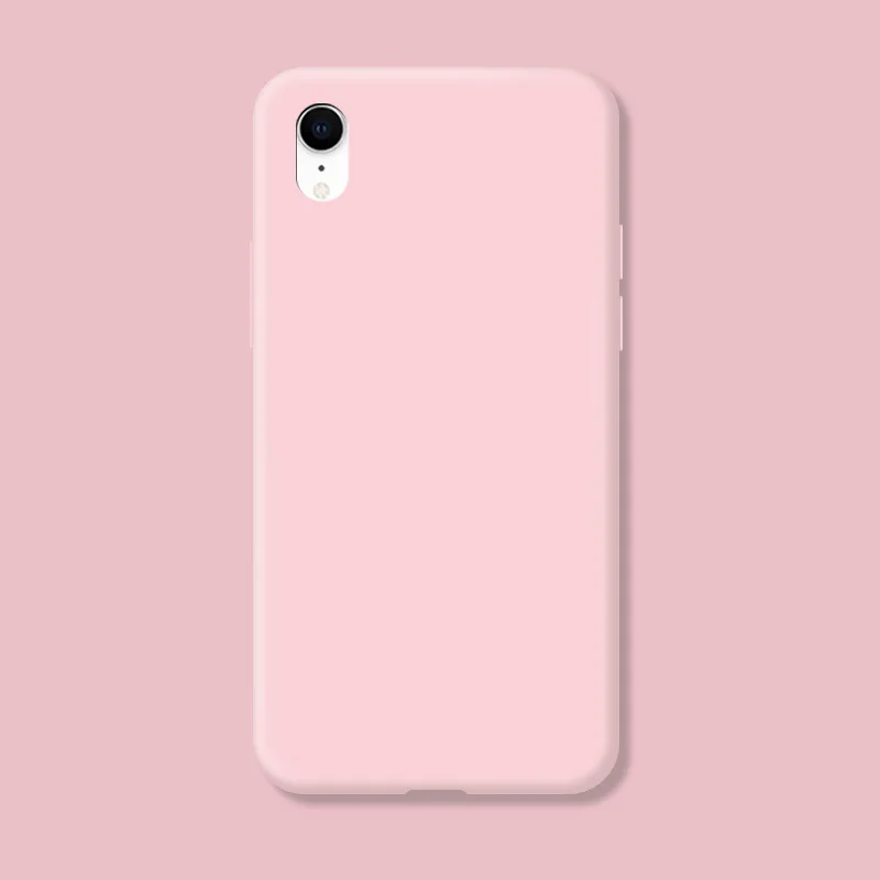Original hülle für iPhone XR X R stoß feste TPU flüssige Silikons chutz Telefon Rückseite für iPhone XR Hülle – Detail 5