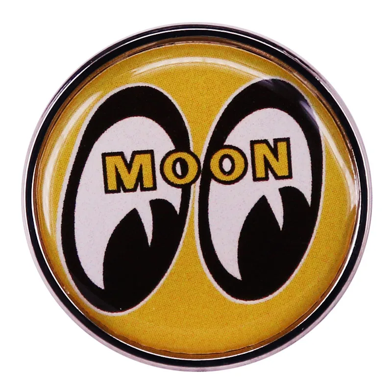 Mooneyes Brooch Button Badge Fashion Decorative Accessories