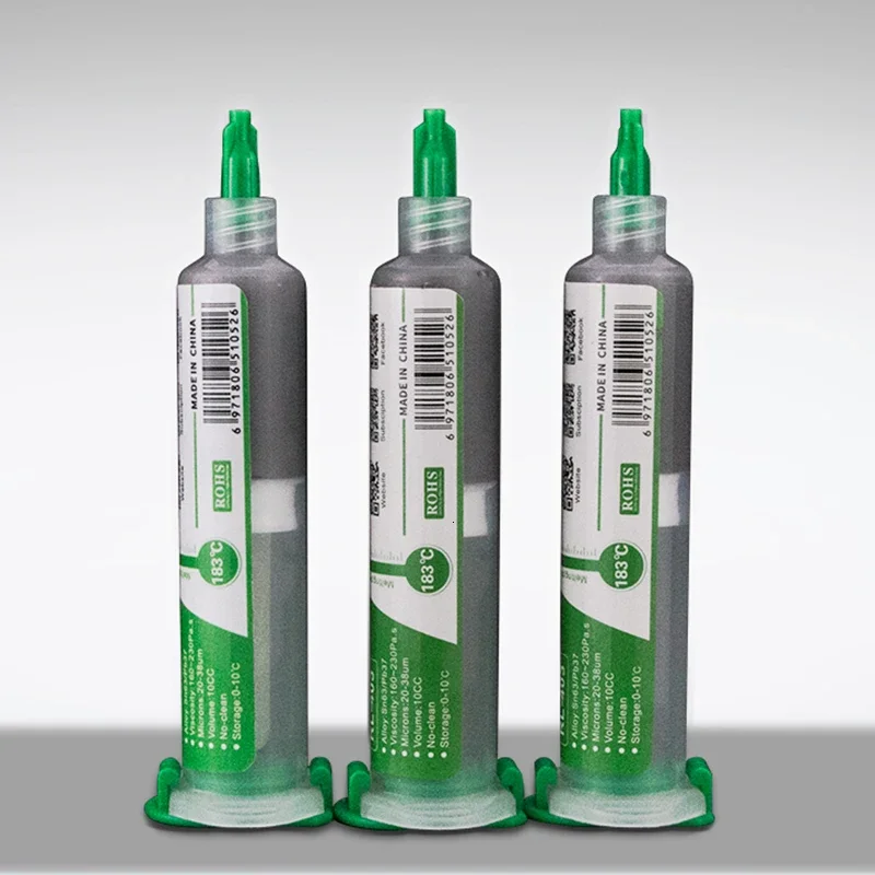 

RELIFE RL-403 BGA Solder Paste Flux Syringe 10CC 183 Degrees Sn63 No-clean Soldering Paste