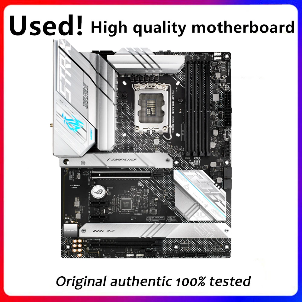 Used For Asus ROG STRIX B660-A GAMING WIFI D4 Original Desktop B660 DDR4 Motherboard LGA 1700 Support 12400F 12400 i3 12100F