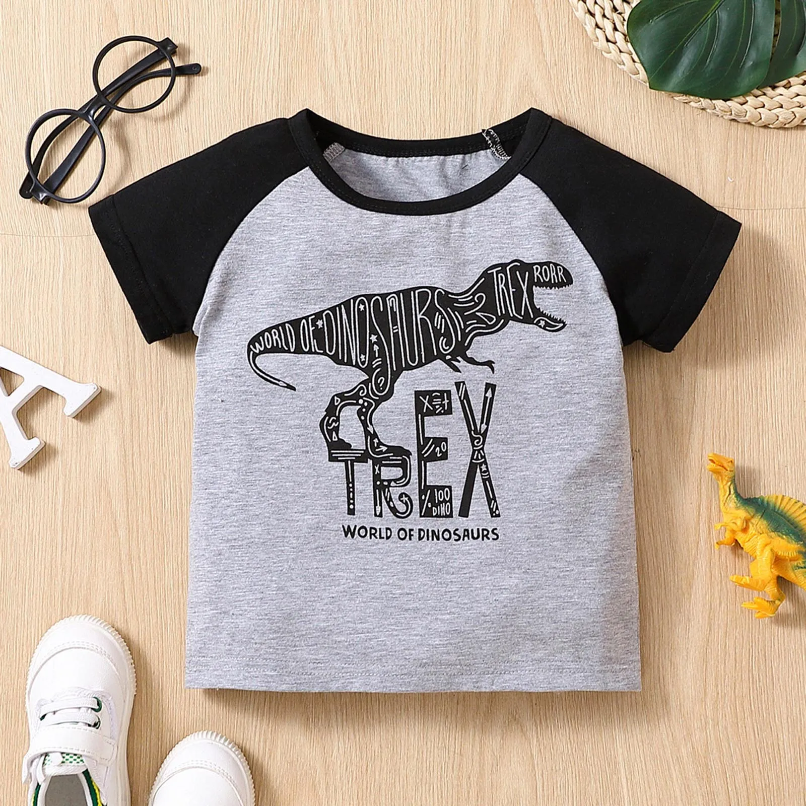 

Summer Cartoon Prints Casual Tops For Kids Clothes Gothic Vintage Graphic Baby Tee Cute Punk Hip Hop Short Sleeve Streetwear